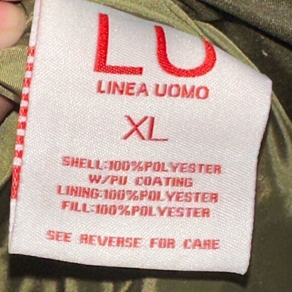 Linea Uomo Puffer Vest Size XL - Picture 10 of 10